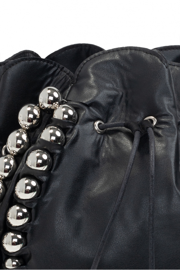 Black Drawstring shoulder bag Comme des Garçons Noir Kei Ninomiya